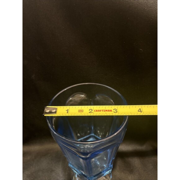 Set of 2 FOSTORIA VIRGINIA" Light Blue Goblets Stemware Glasses 6.75”X3.5” - Picture 8 of 8